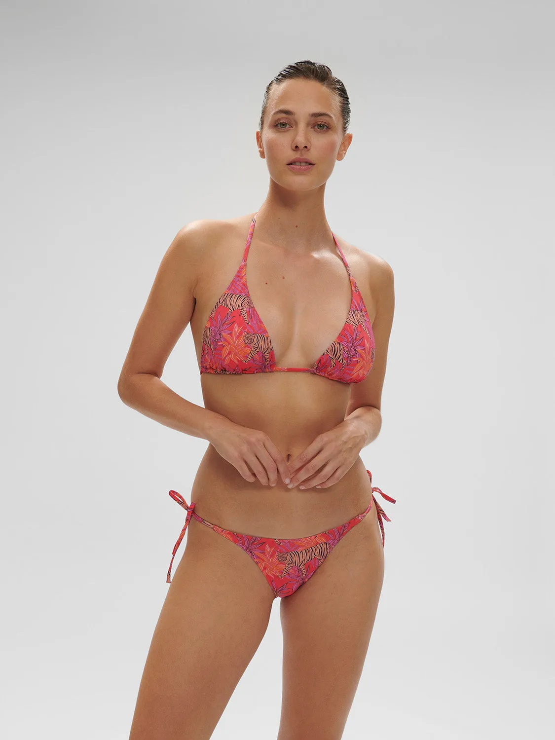 Agathe Wireless Triangle - Jungle Dawn Print