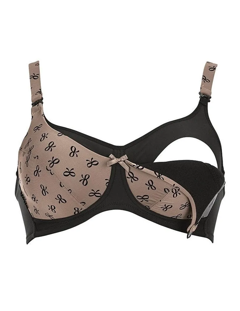 Anita 5026 Platinum Black Miss Ribbon Soft Cup Nursing Bra