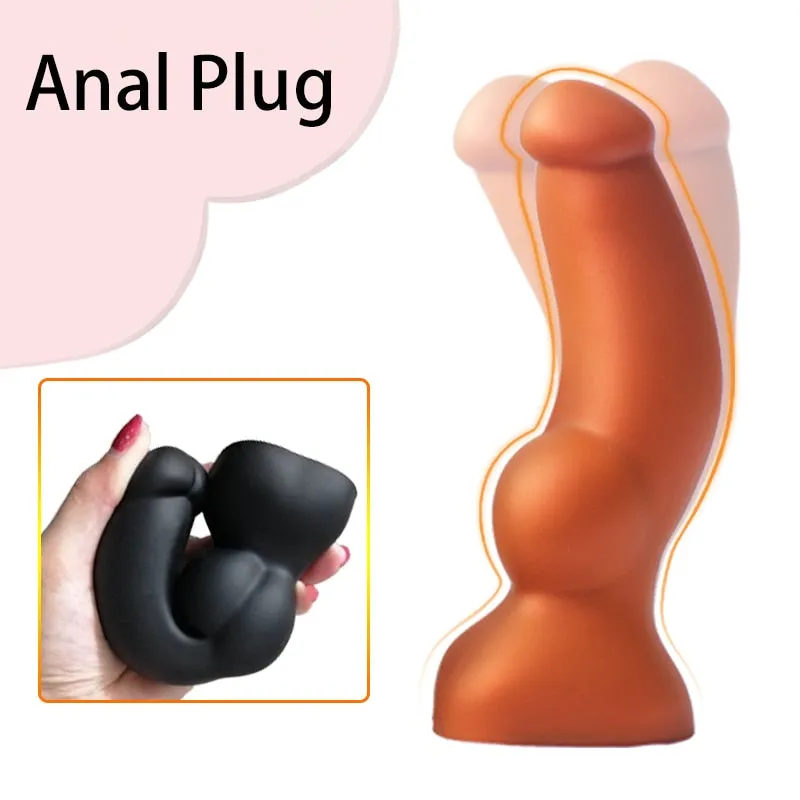 Balling Soft Dildo