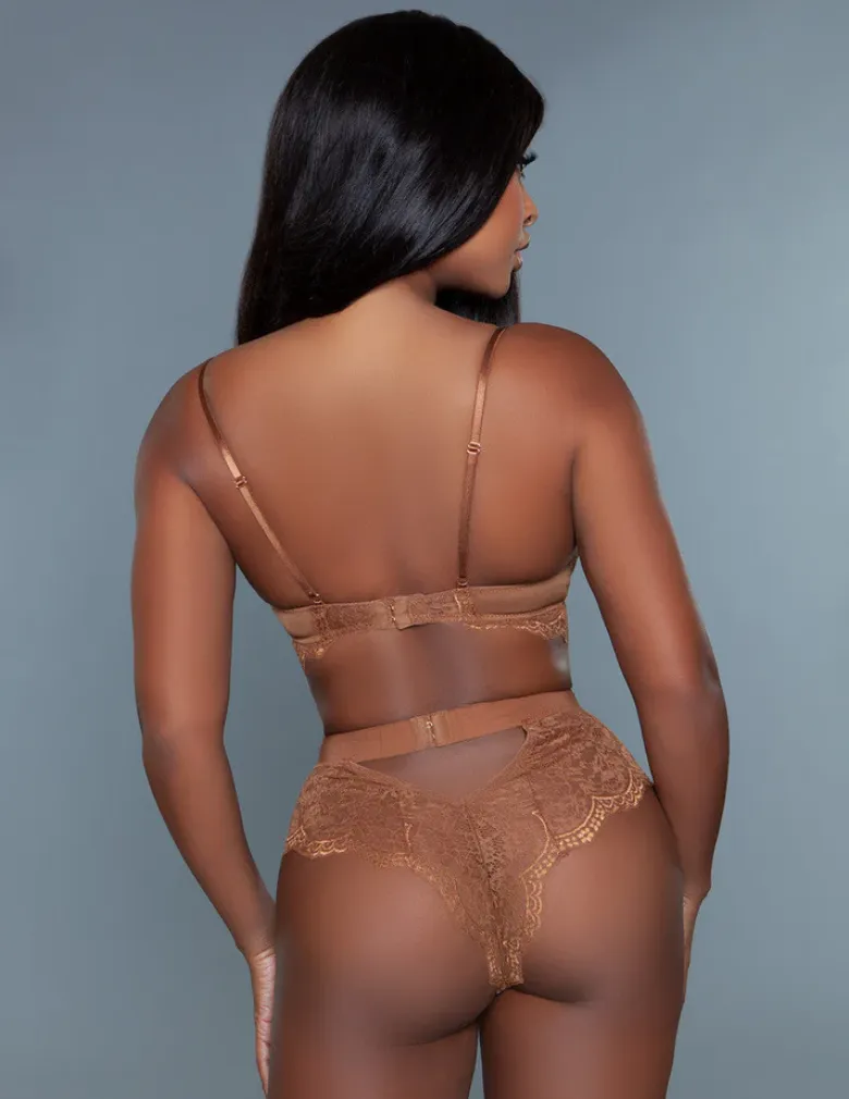 Be Wicked 2014 Bettany Bodysuit Caramel