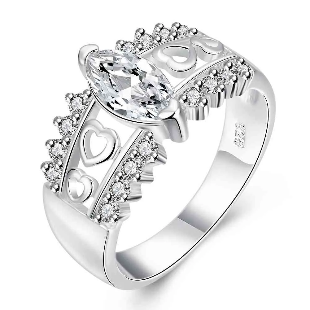 Best Gift silver plated engagement ring lasuo holow men ring bijouterie 85 ELY