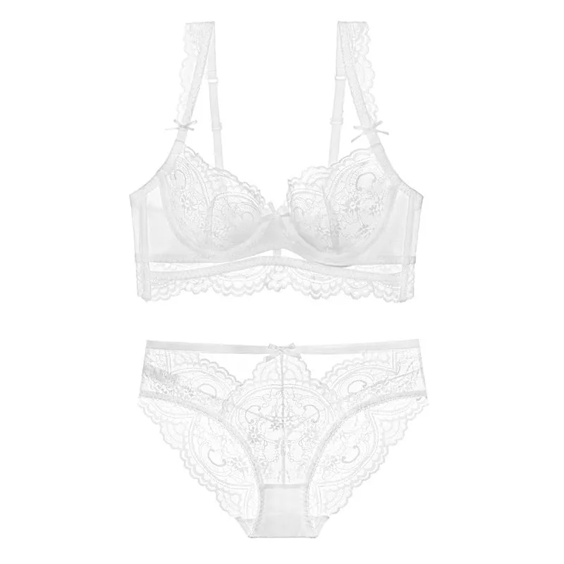 Black See through Ultra-thin Lingerie Set