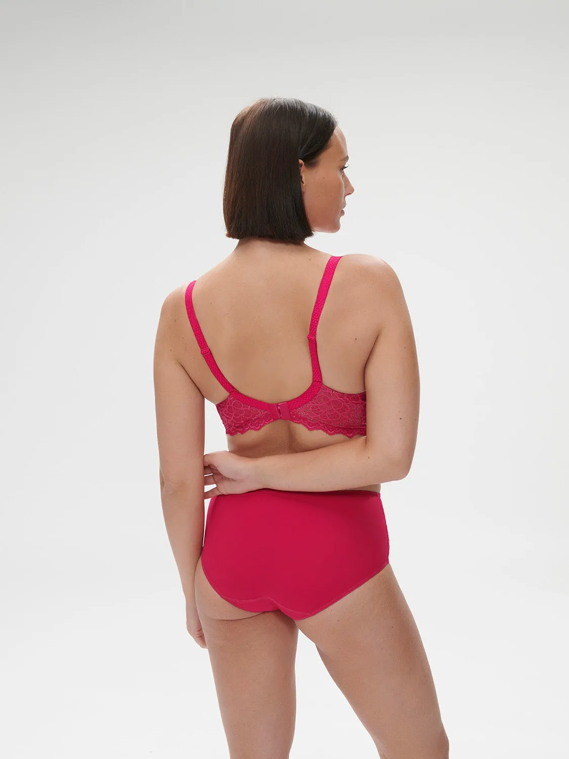 Caresse 3D Plunge - Teaberry Pink