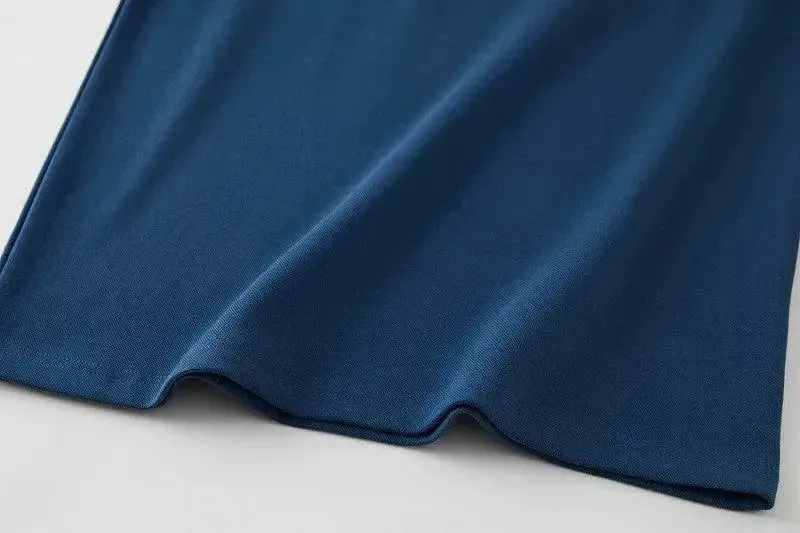 Casual Polo Shirt Men with Chest Pocket