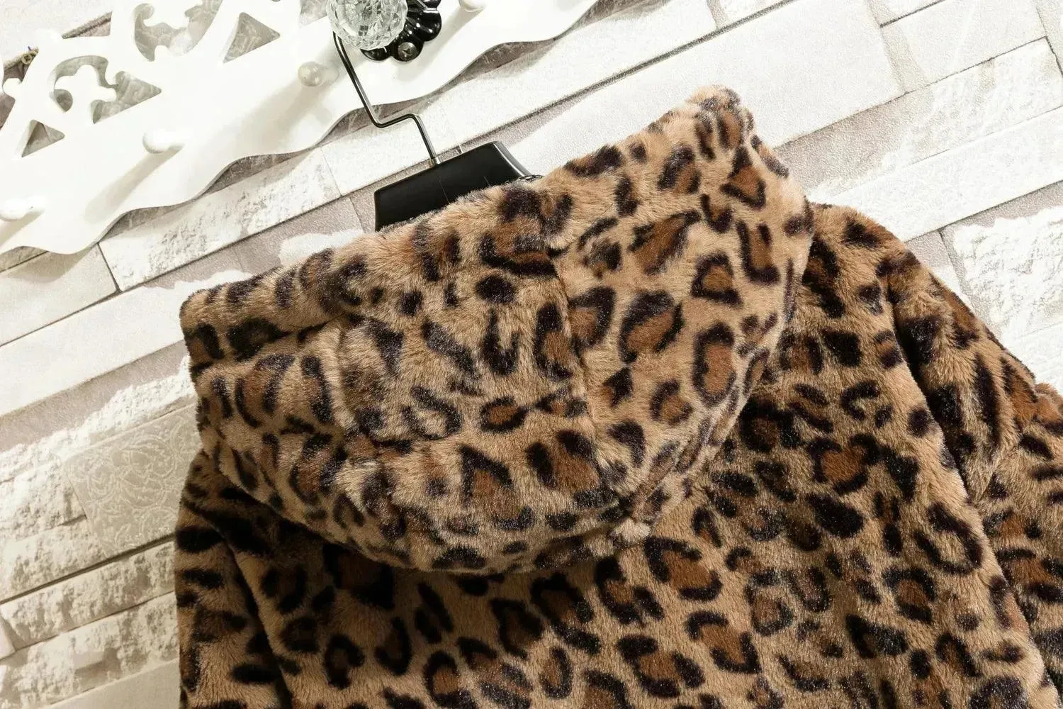 Casual Printed Hooded Men Fleece Jacket