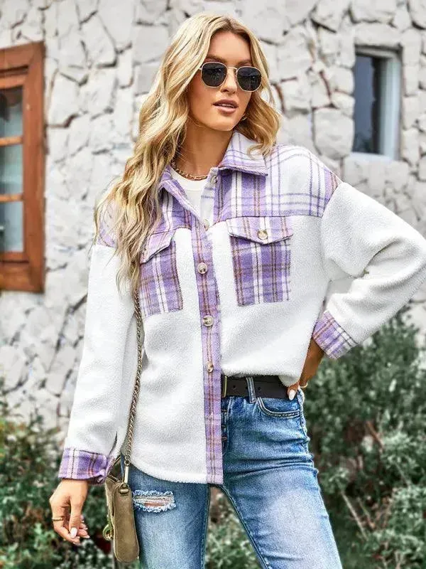Casual Women's Plaid Winter Shirt