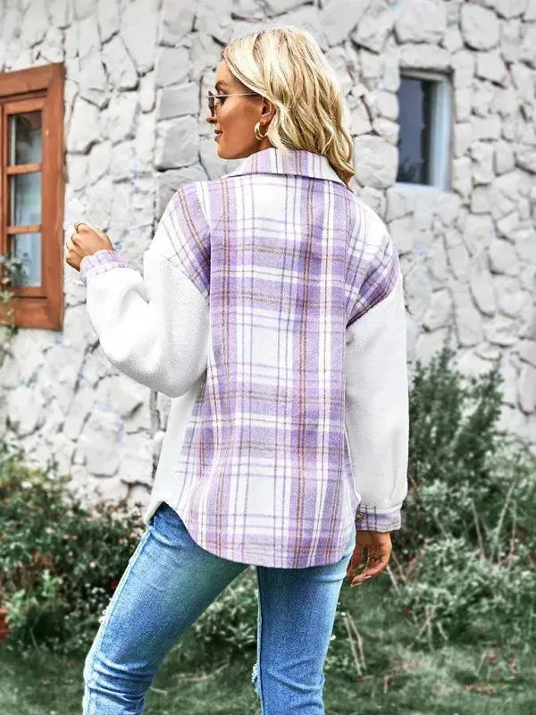 Casual Women's Plaid Winter Shirt