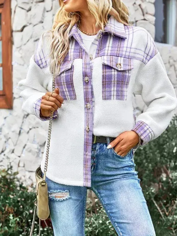 Casual Women's Plaid Winter Shirt