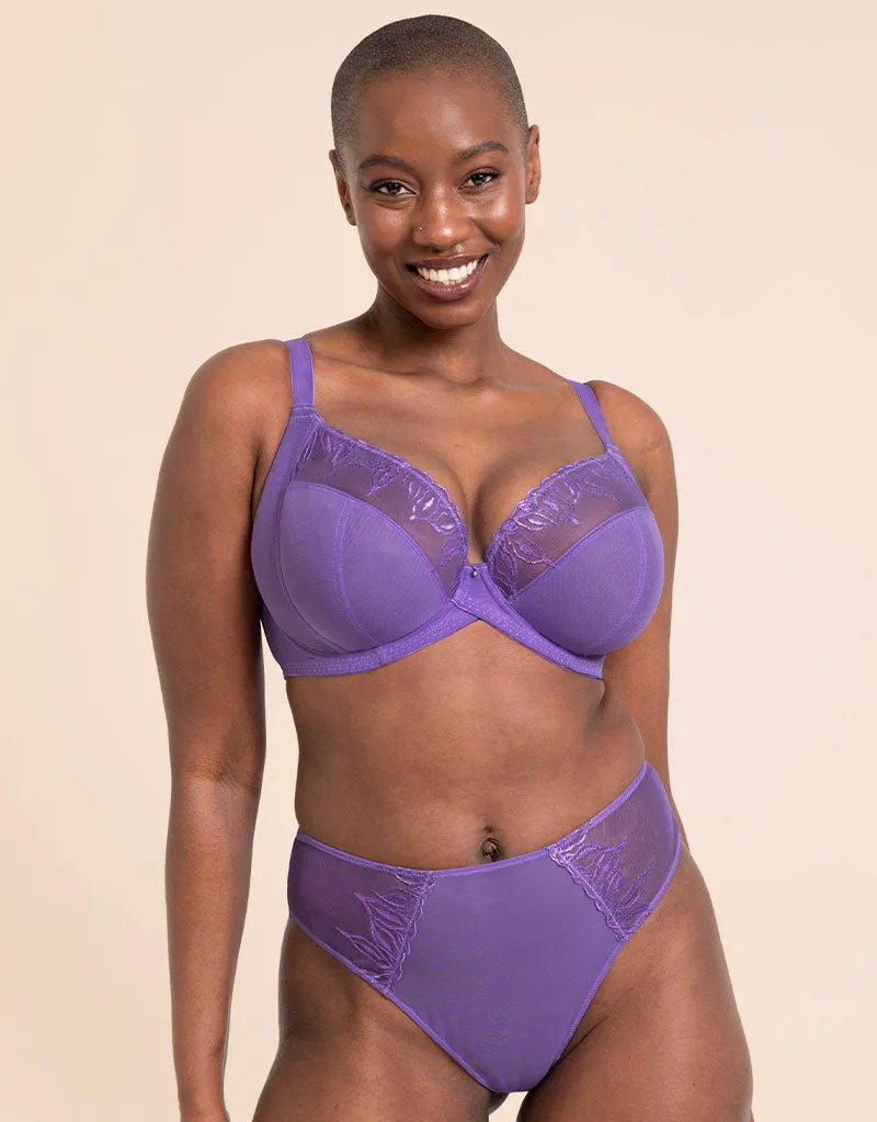Curvy Kate Flare Deep Thong Amethyst Purple