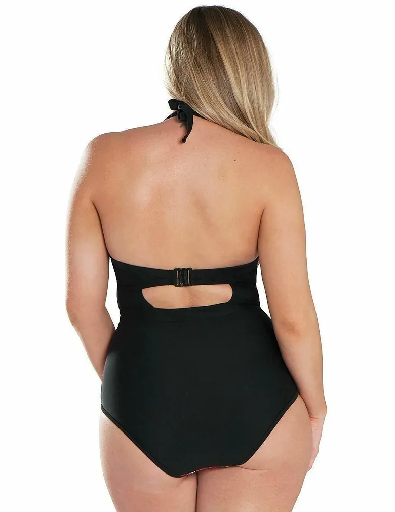 Curvy Kate Maya CS4627 UW Halterneck Swimsuit Red