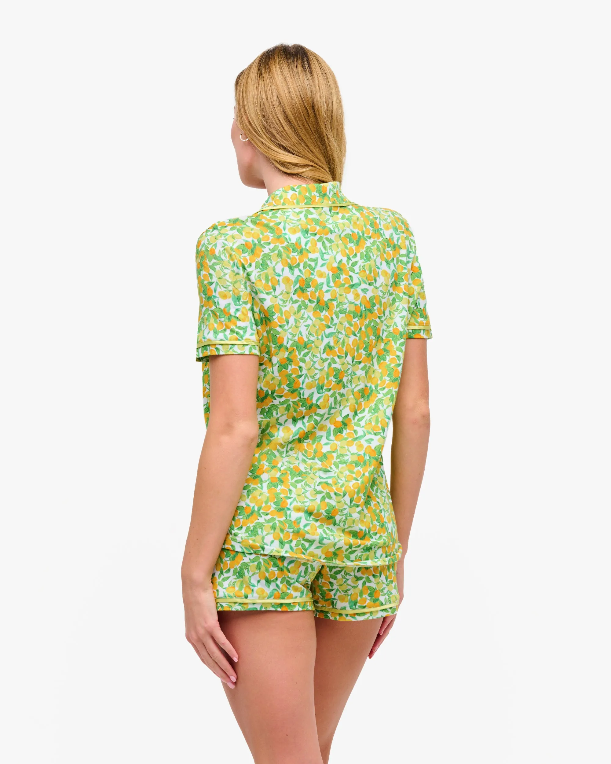 Ensemble Pyjama Haut  Manches Courtes Et Boxer