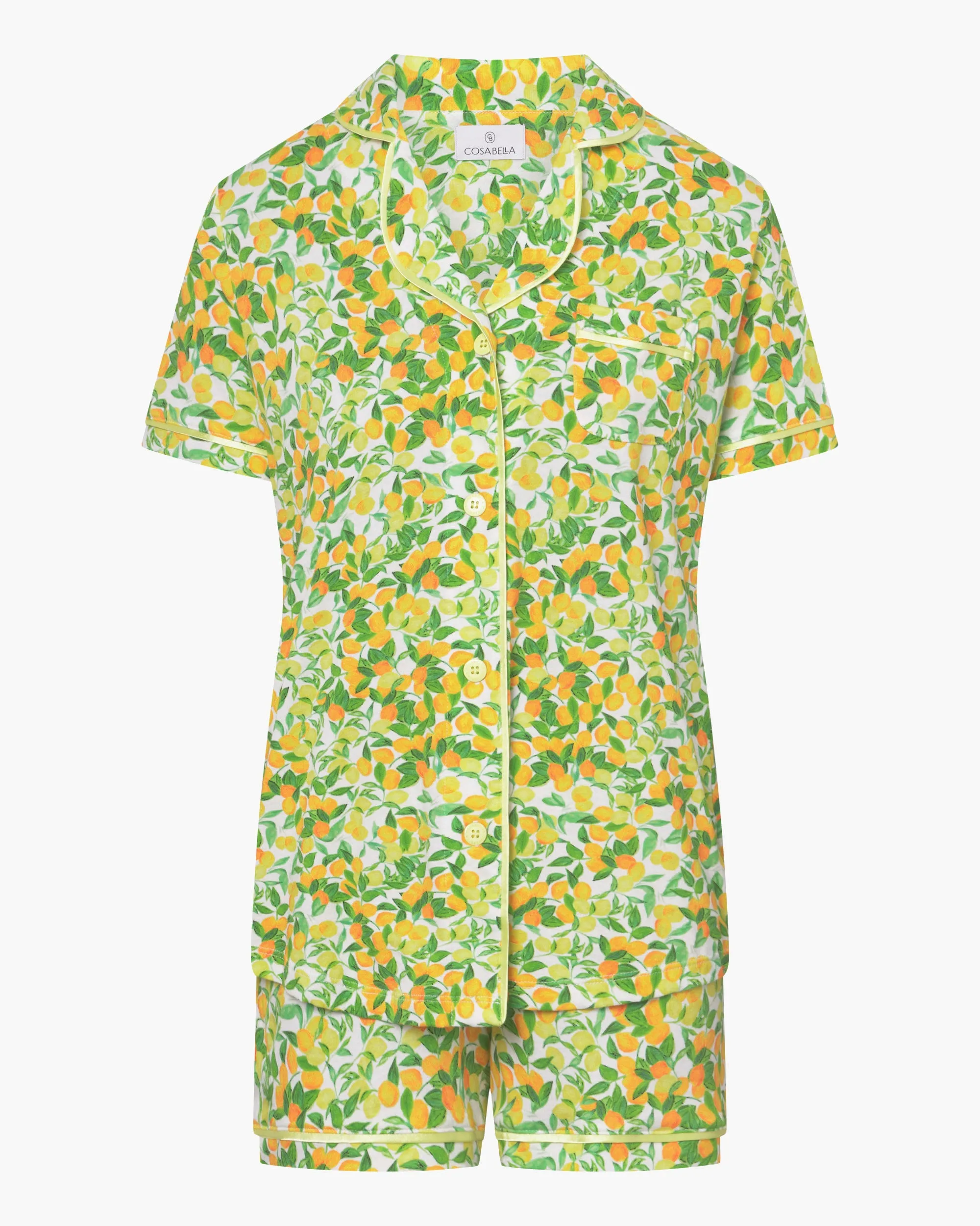 Ensemble Pyjama Haut  Manches Courtes Et Boxer