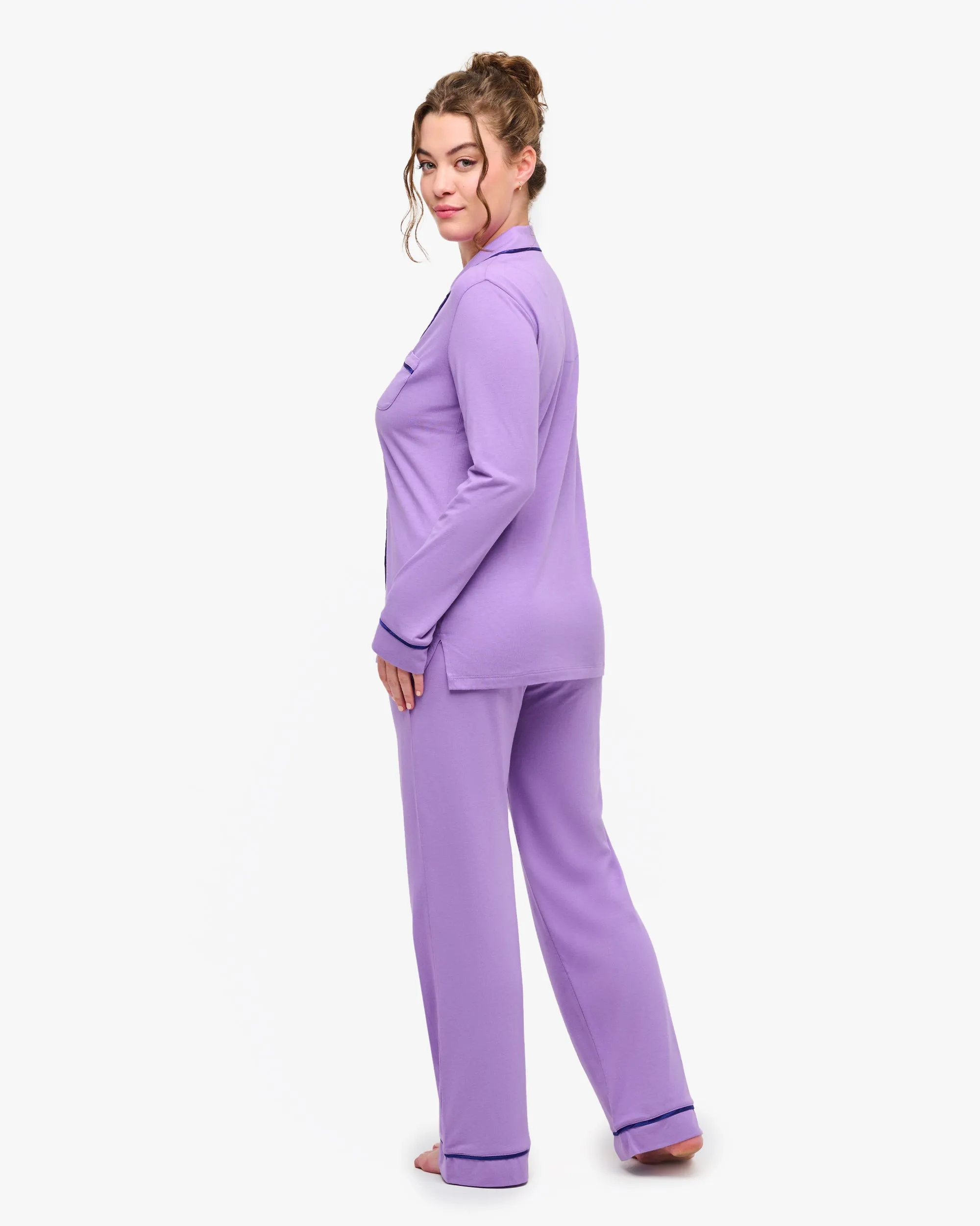 Ensemble Pyjama Haut  Manches Longues Et Pantalon