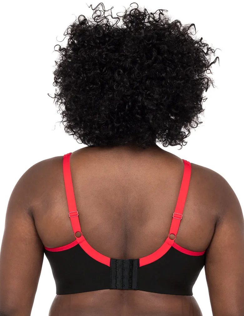 Goddess Synergy GD6910 Black Soft Cup Sports Bra