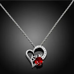 Gorgeous silver plated women necklace Dimensity collares joyas FSPN 22 ELY