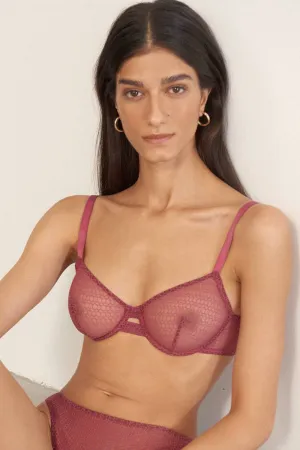 Honeycomb Underwired Bra. Size UK 32C