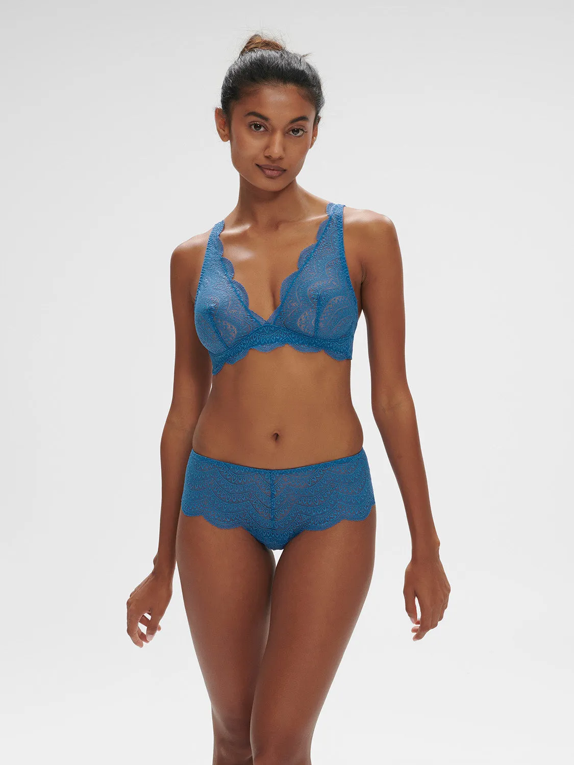 Karma Boyshort - Myosotis Blue