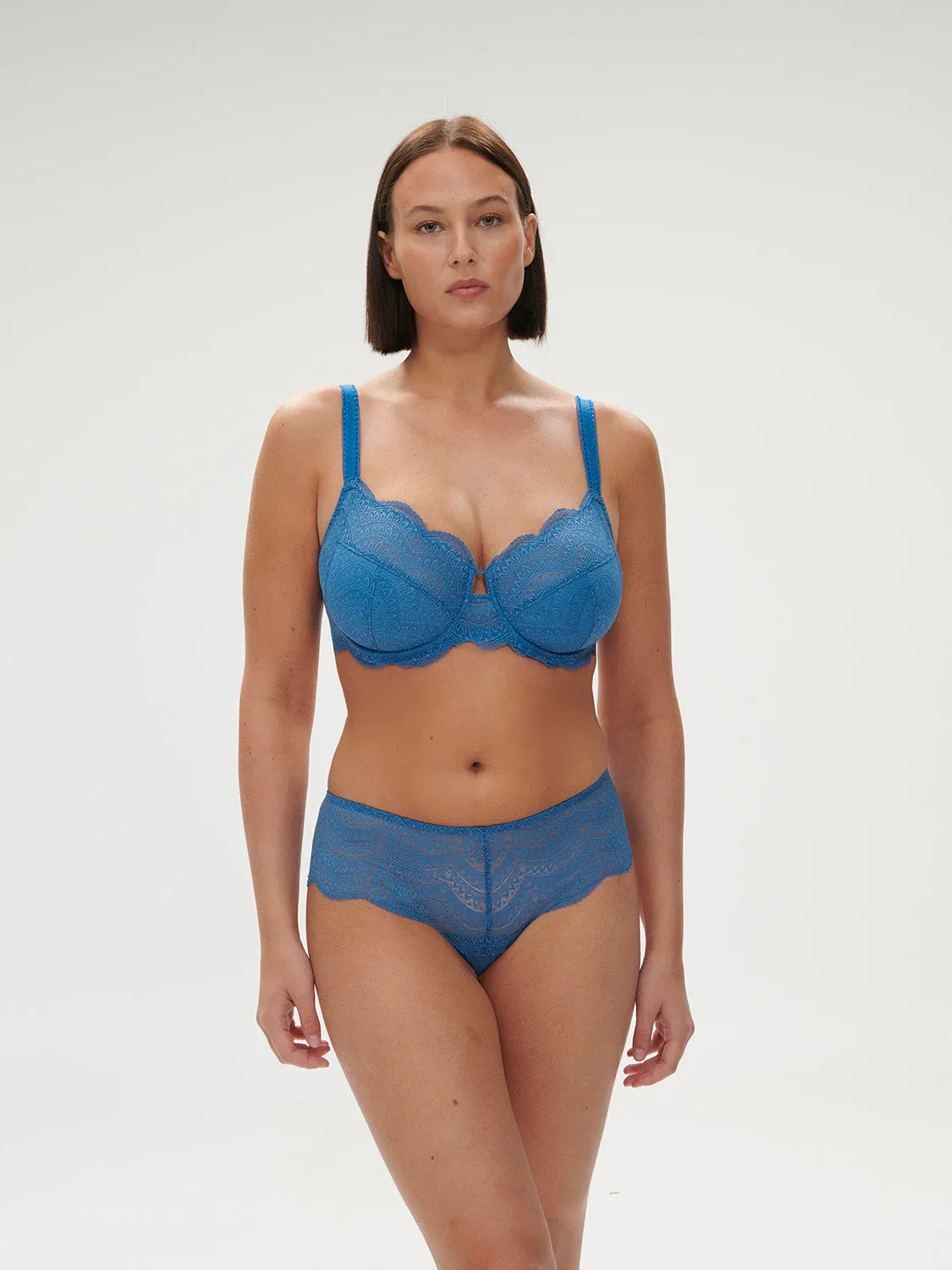 Karma Boyshort - Myosotis Blue