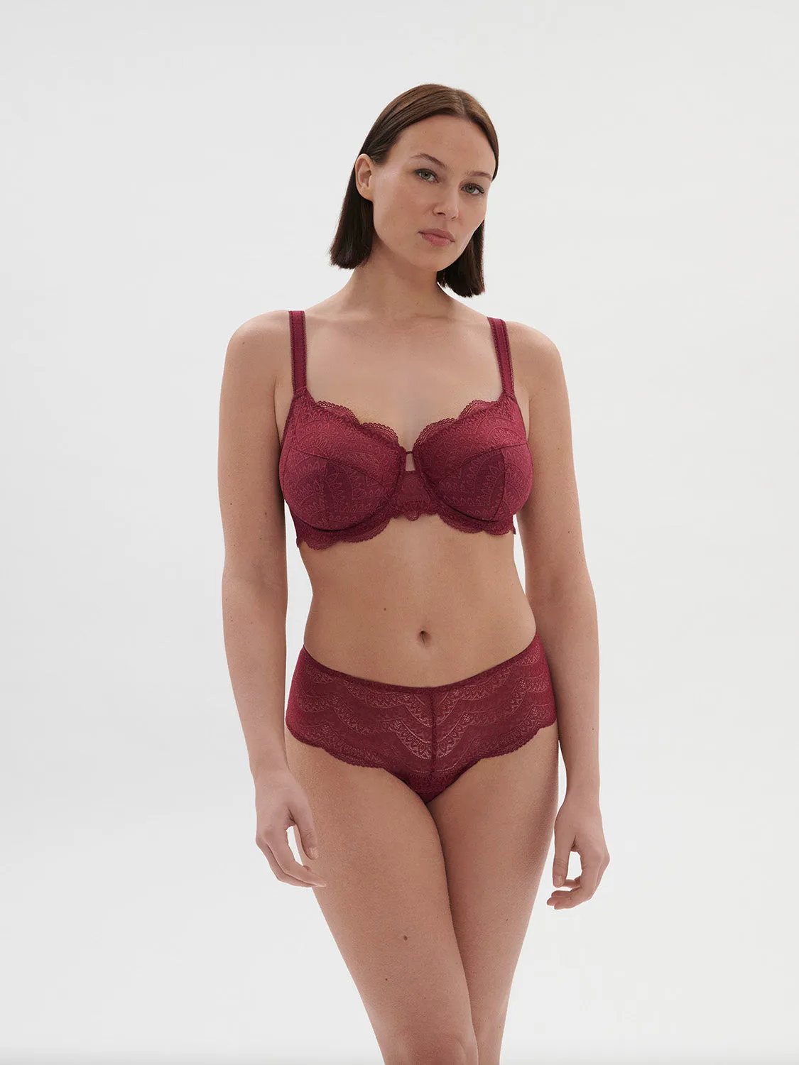 Karma Boyshort - Spinel Red