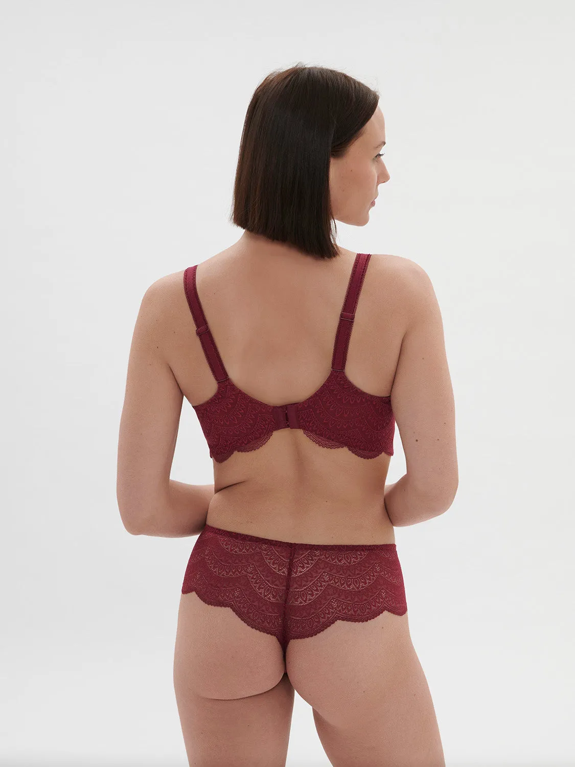 Karma Boyshort - Spinel Red