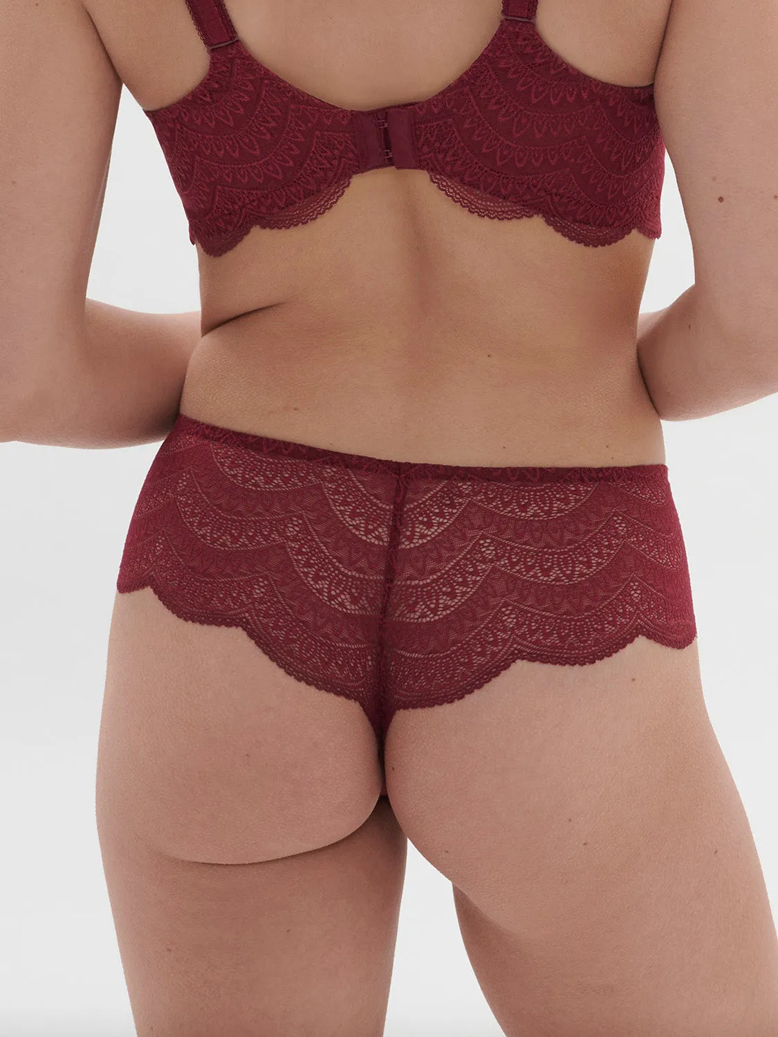 Karma Boyshort - Spinel Red