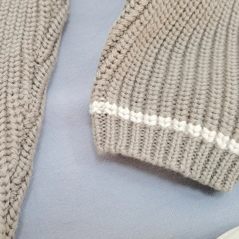 Kid Baby Soft Knitted Casual Suspender Trousers