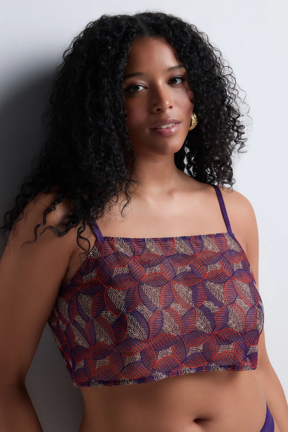 Life Celebration Embroidered Cropped Cami