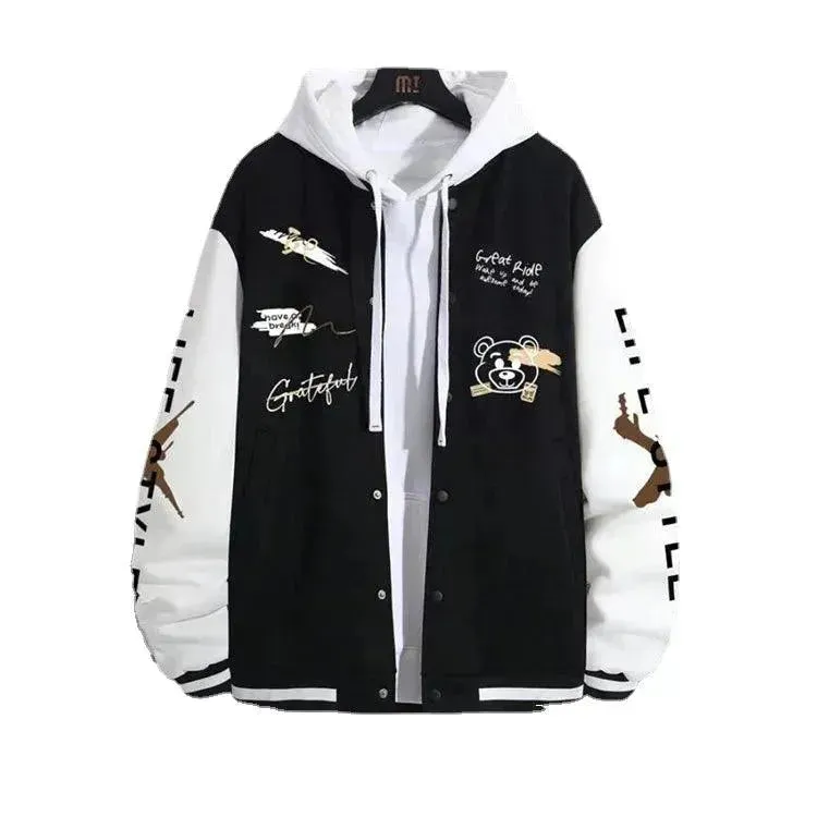 Men's Casual Baseball Jacket