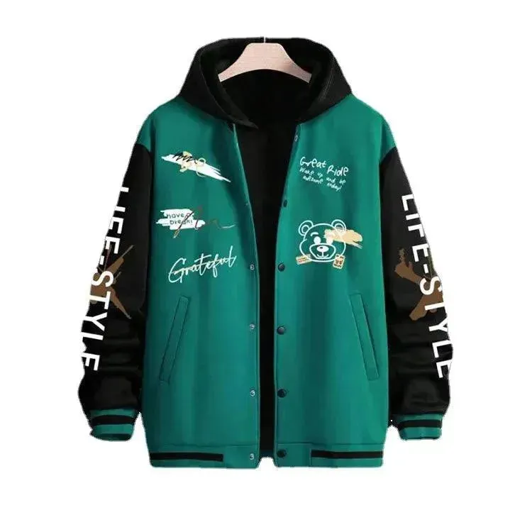 Men's Casual Baseball Jacket