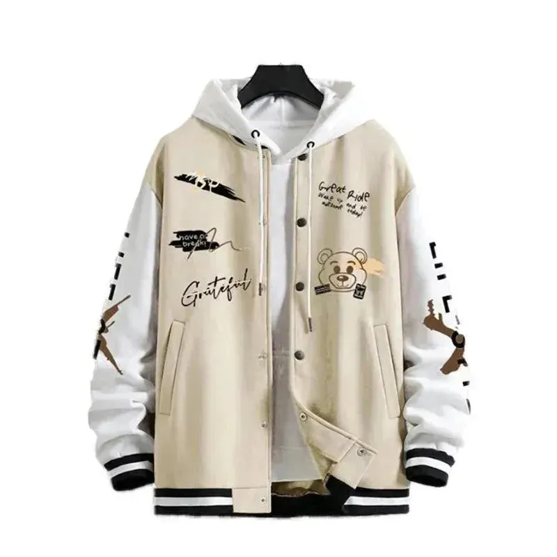 Men's Casual Baseball Jacket