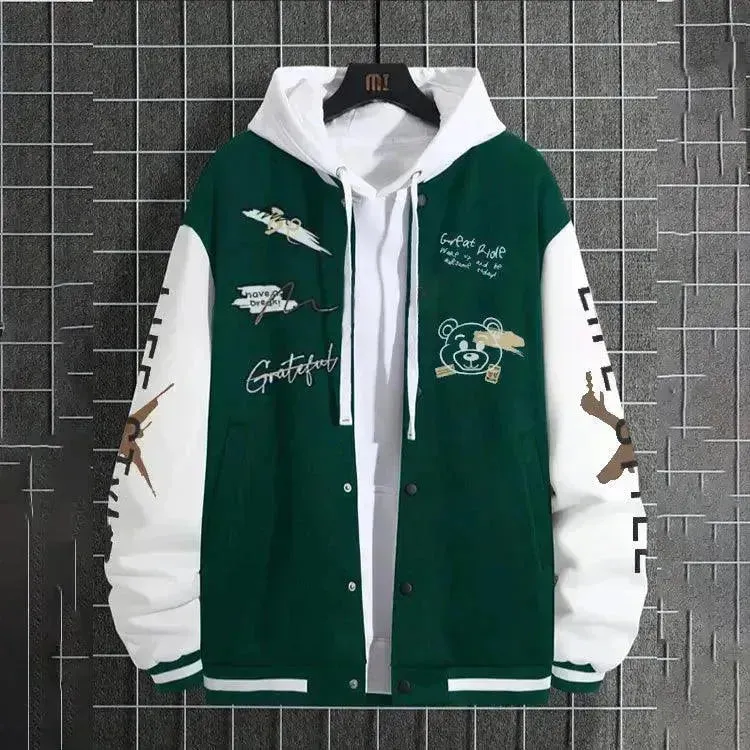 Men's Casual Baseball Jacket