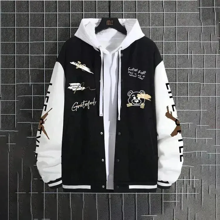 Men's Casual Baseball Jacket