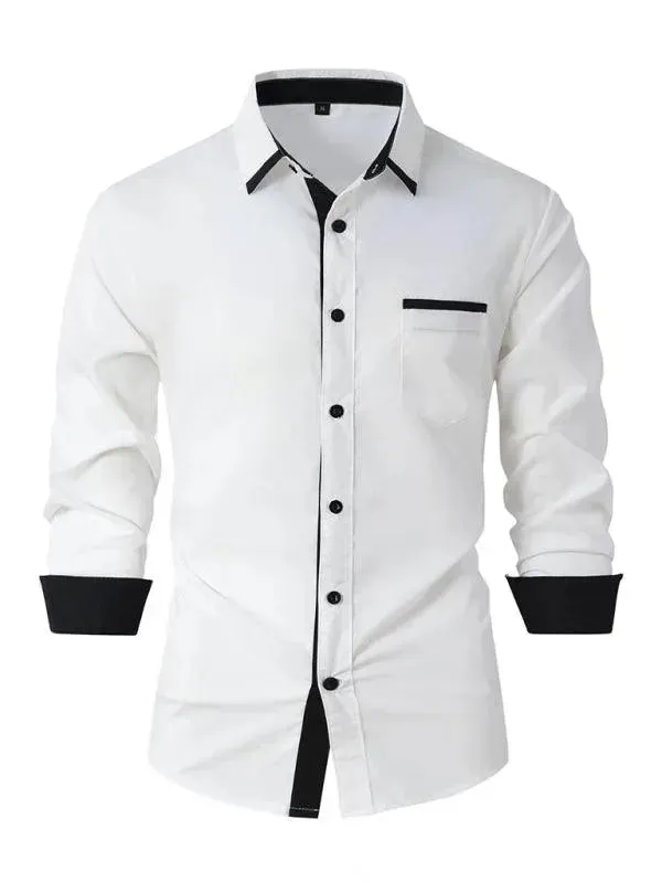 Men's Plain Casual Shirt