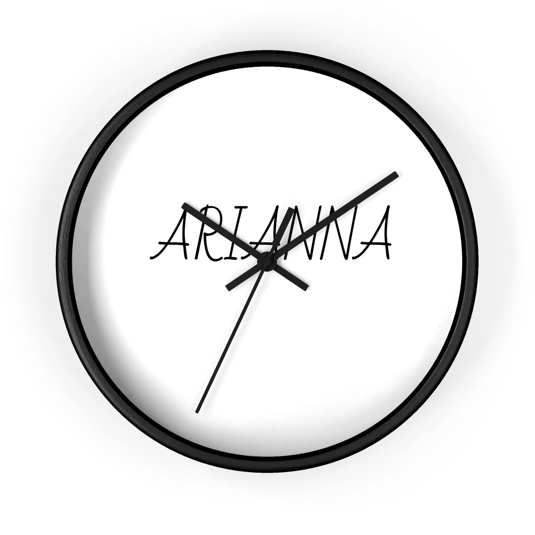 Personalized Arianna Wall Clock - Modern Home Decor