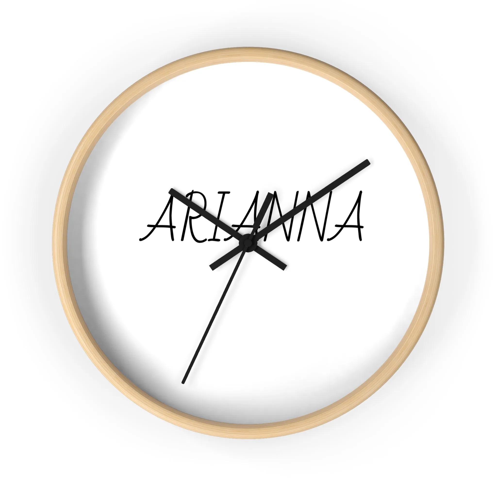Personalized Arianna Wall Clock - Modern Home Decor