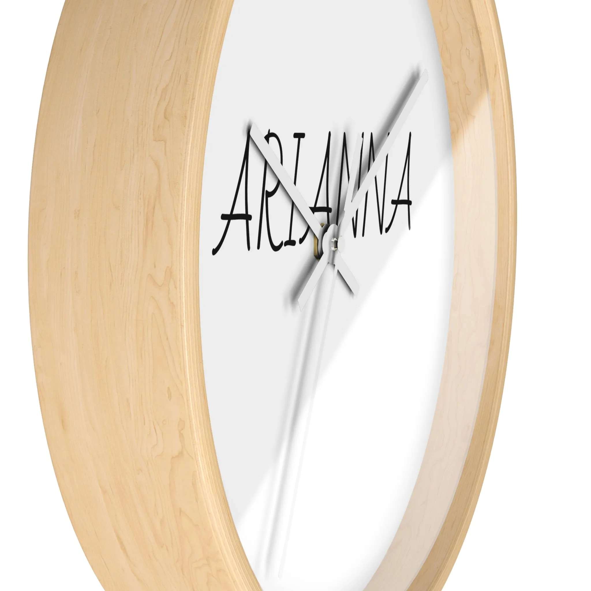 Personalized Arianna Wall Clock - Modern Home Decor