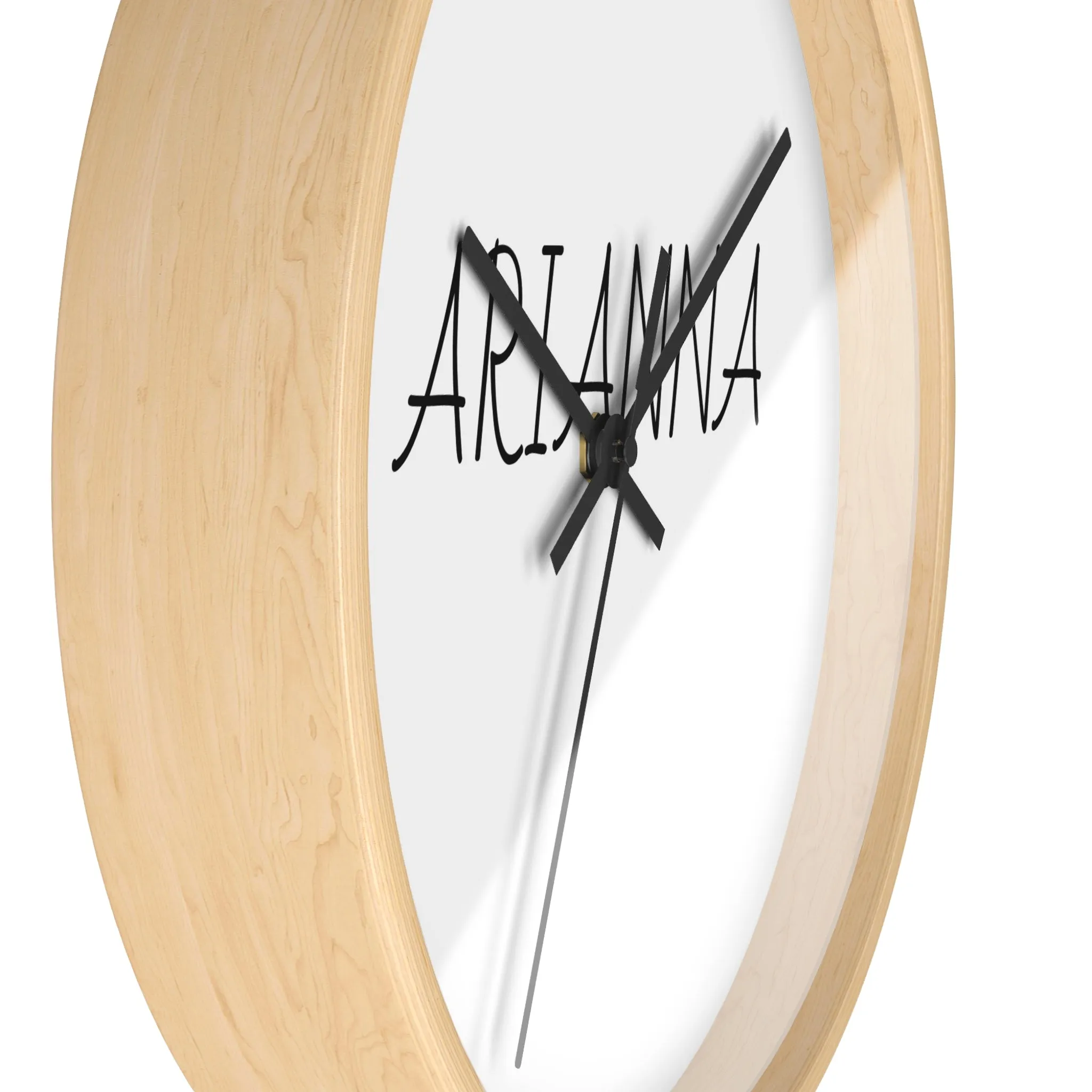 Personalized Arianna Wall Clock - Modern Home Decor