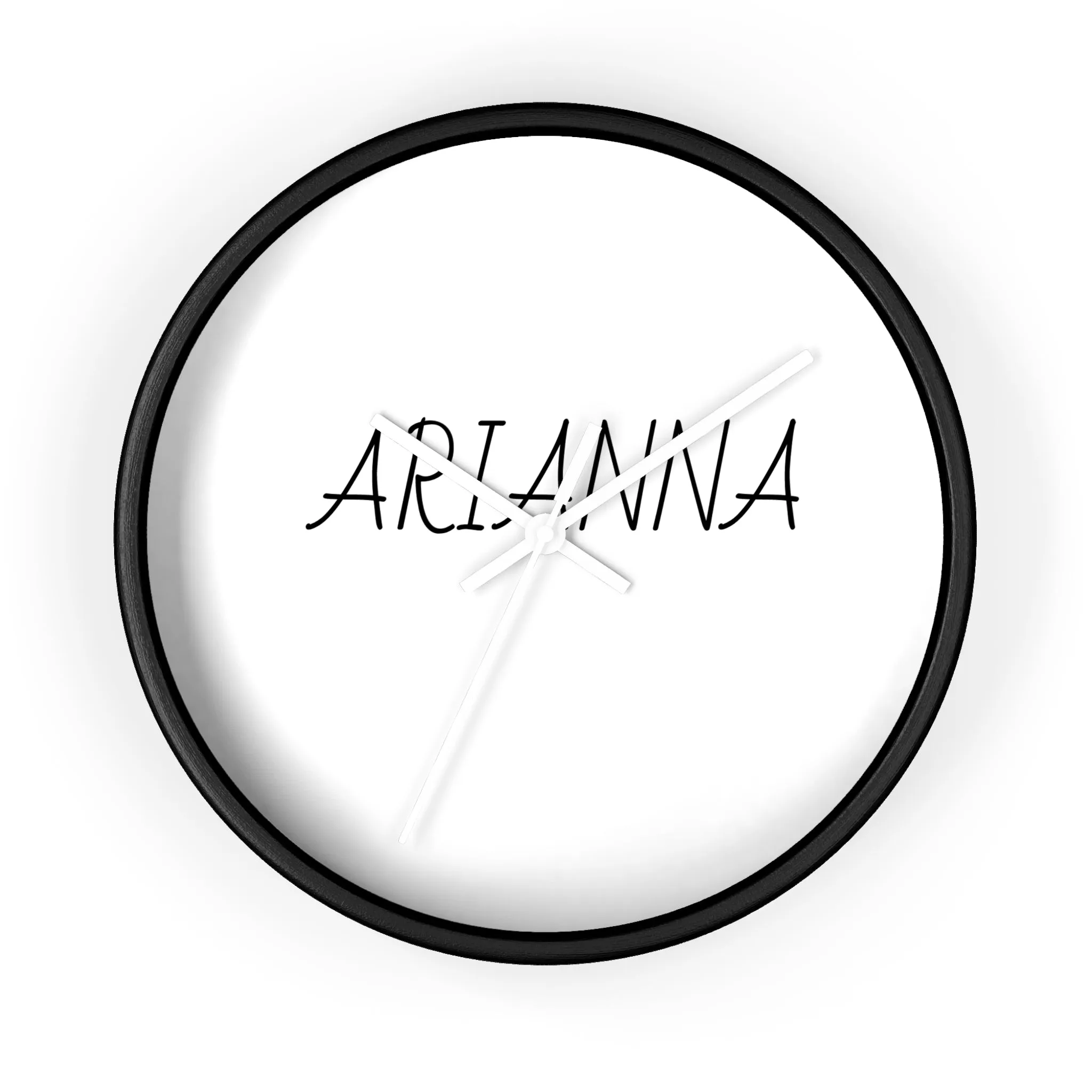 Personalized Arianna Wall Clock - Modern Home Decor