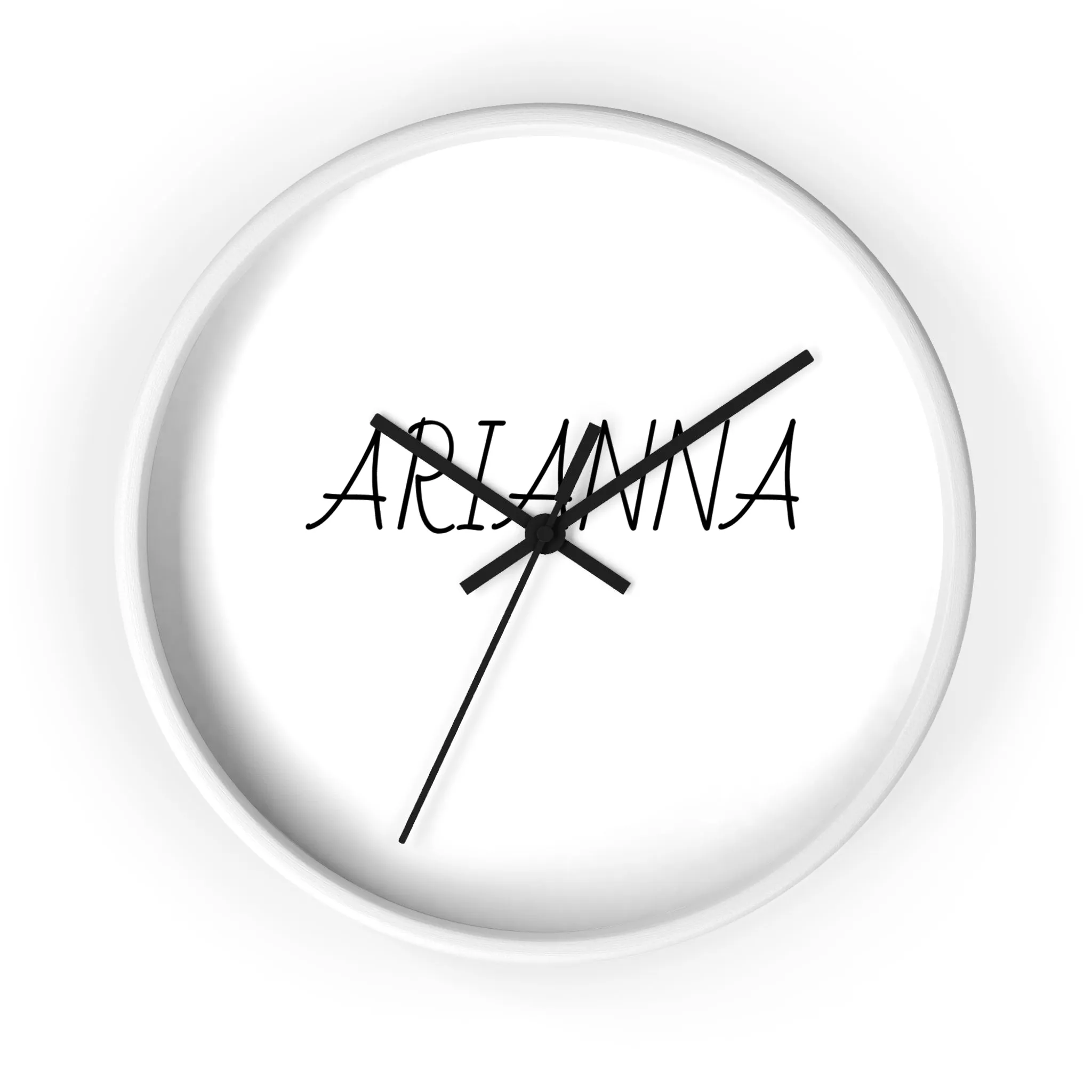 Personalized Arianna Wall Clock - Modern Home Decor