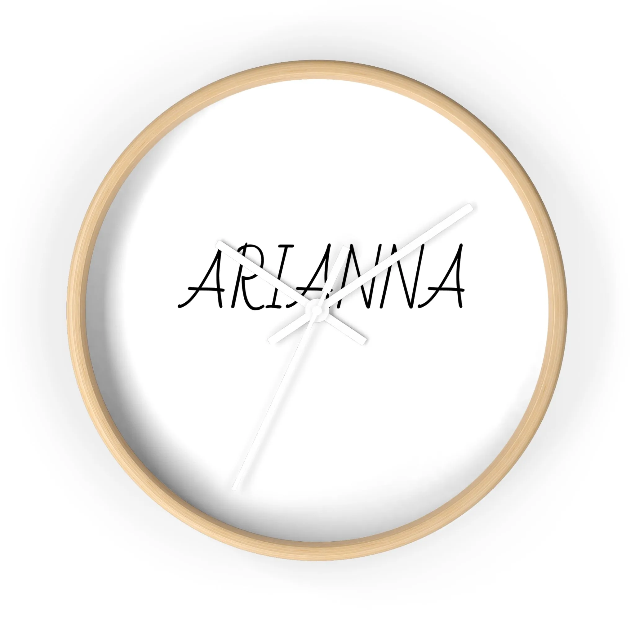 Personalized Arianna Wall Clock - Modern Home Decor