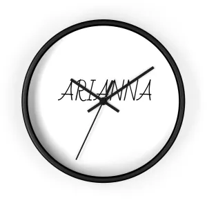 Personalized Arianna Wall Clock - Modern Home Decor