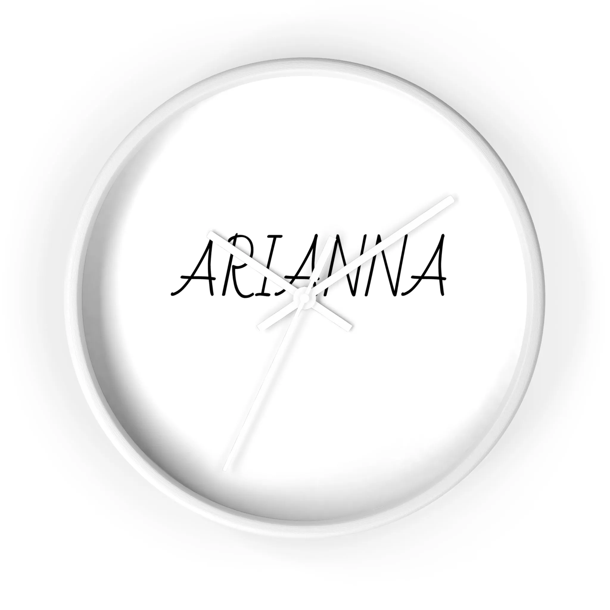 Personalized Arianna Wall Clock - Modern Home Decor