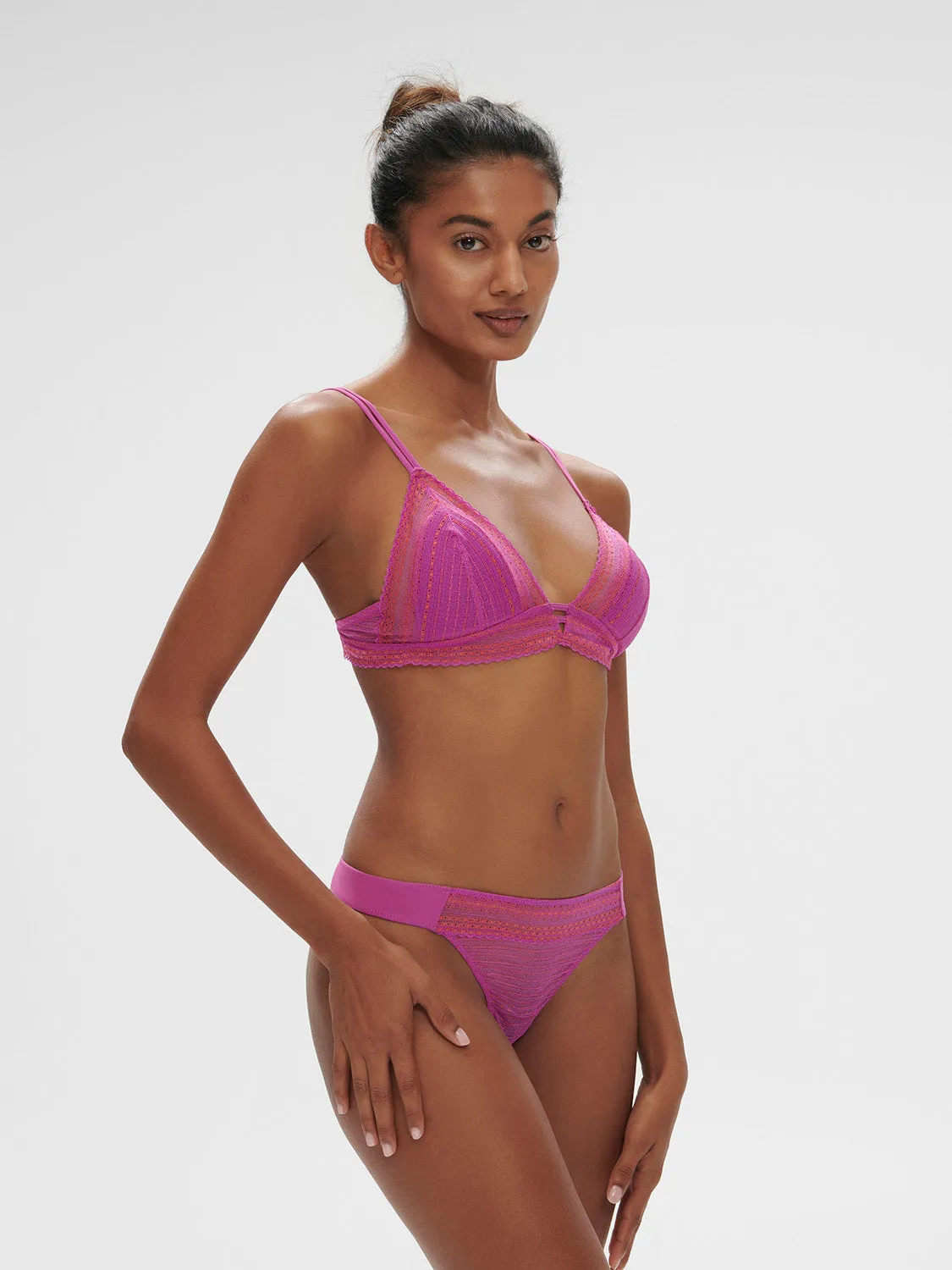 Pia Bralette - Energy Pink