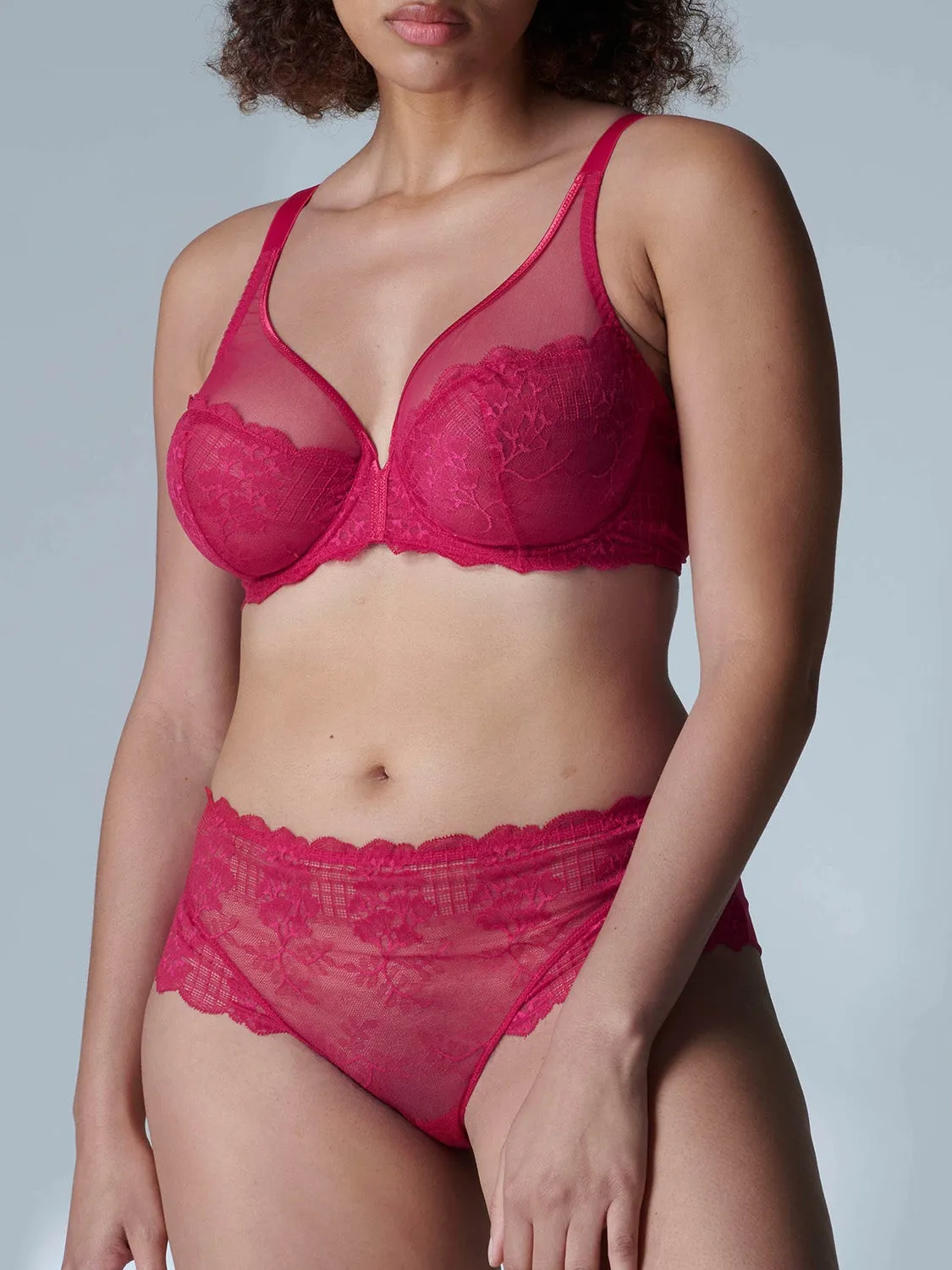 Reve Full Coverage Plunge - Cranberry