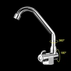 Single Cold Rotating Folding Faucet Travel Trailer Yacht In-swinging Casement Window With 005