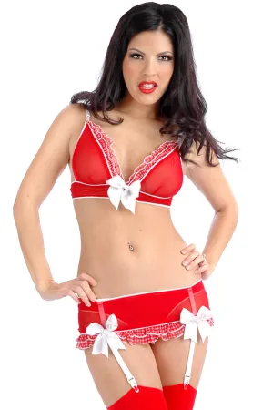 Soft Ruffle Garterbelt