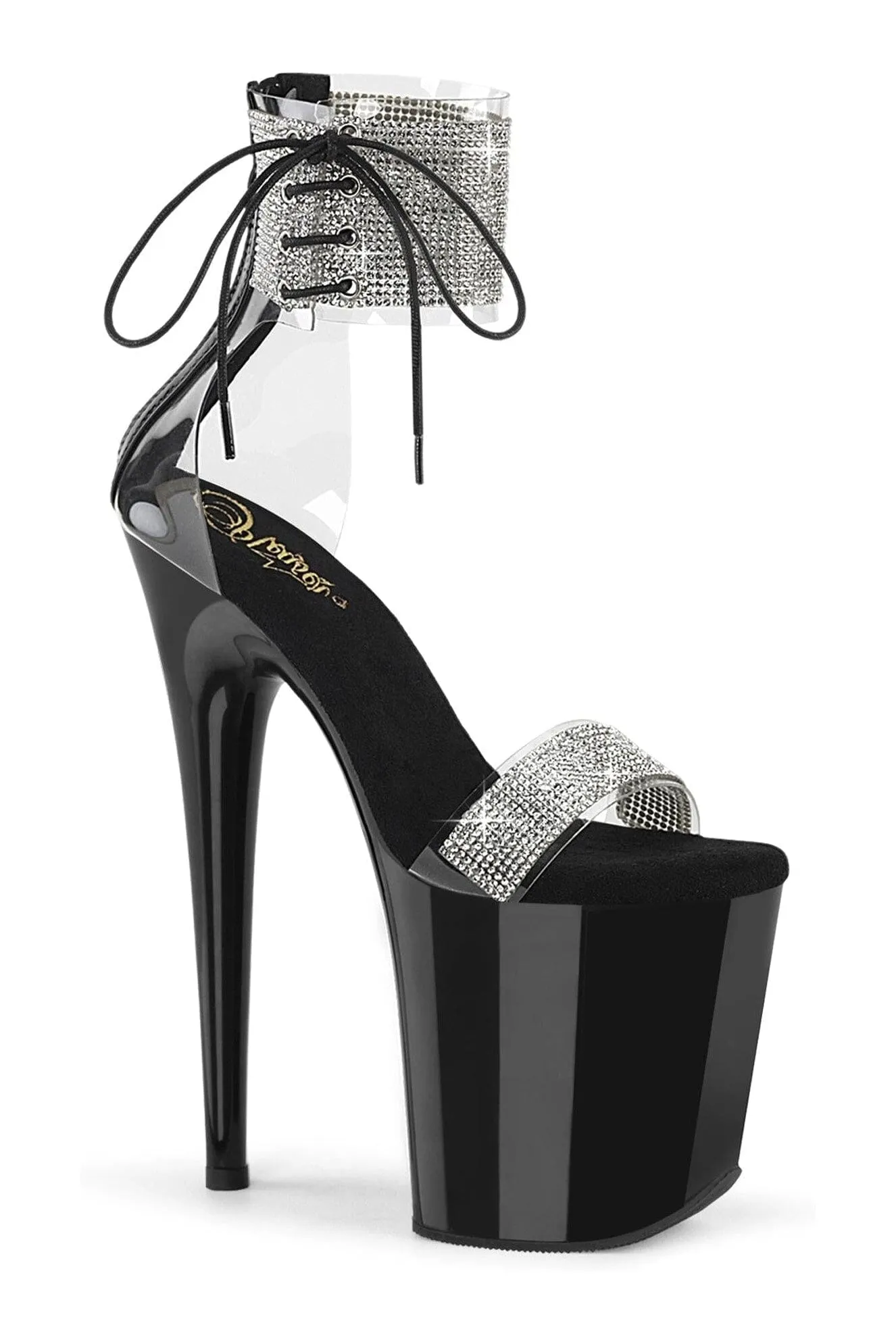 SS-FLAMINGO-827RS Clear Vinyl Sandal