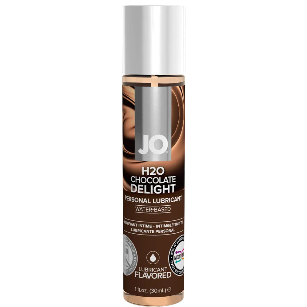 System JO H2O Flavored Chocolate Delight Personal Lubricant Oral Sex Lube 30ml