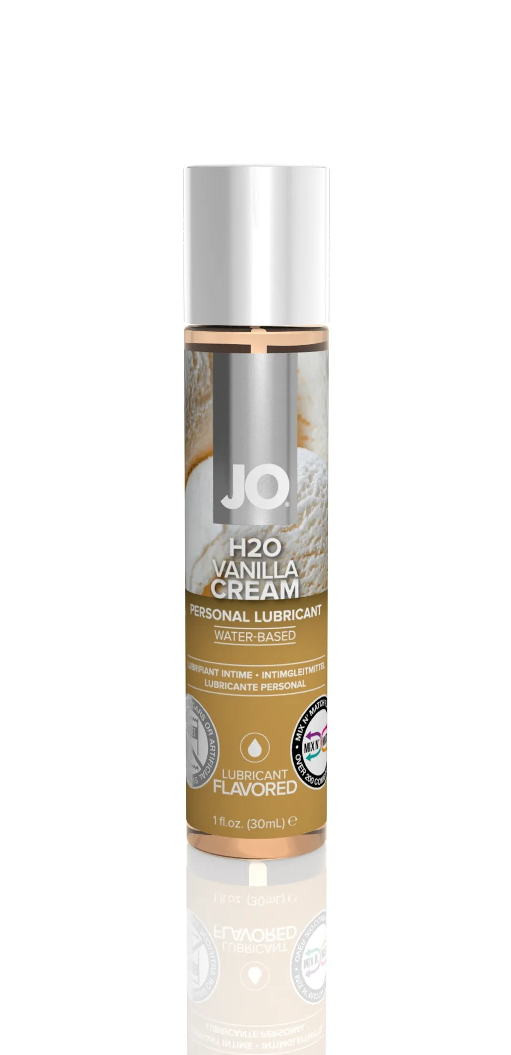System JO H2O Flavored Vanilla Cream Personal Lubricant Oral Sex Lube 30ml