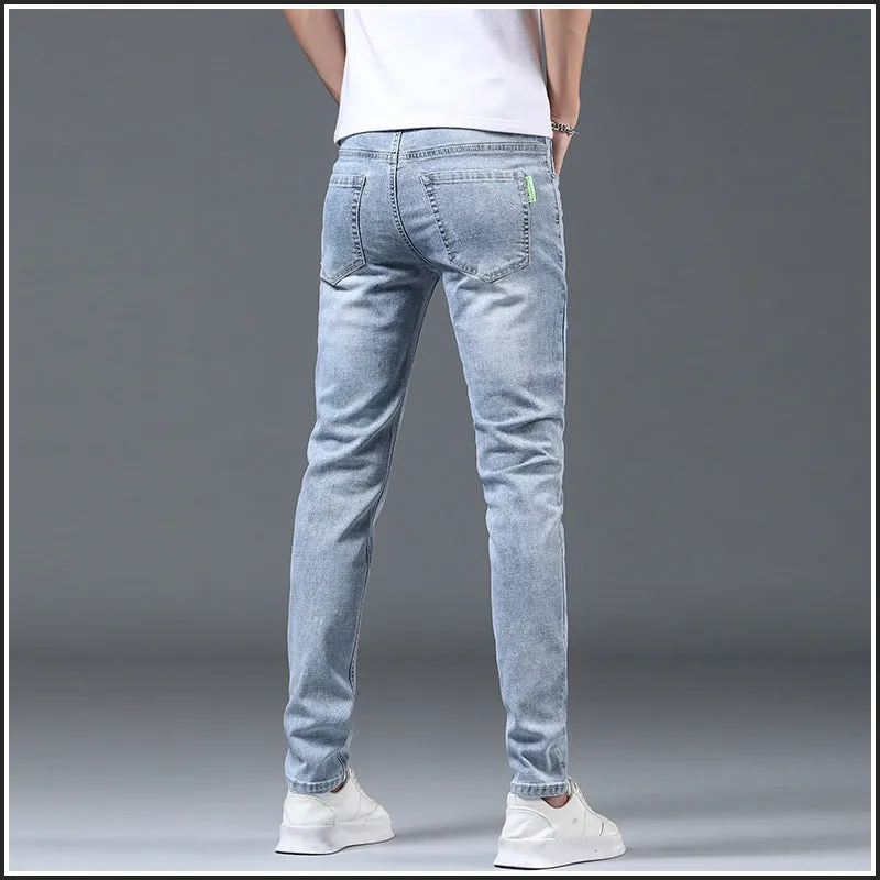Thin Men's Slim Fit Ripped Leisure Trousers